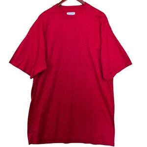 Rochester Authentic Short Sleeve Crew TShirt Mens XLTall Red Workwear Workout